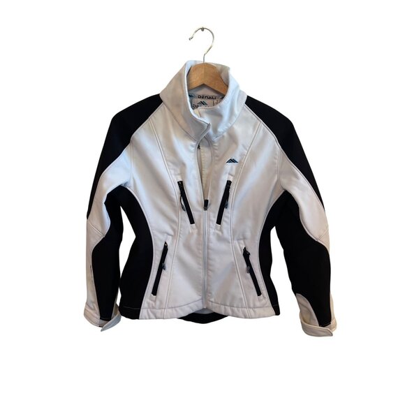 Denali White & Black Fleece-Lined Full Zip Jacket Women's Size S - Picture 1 of 6